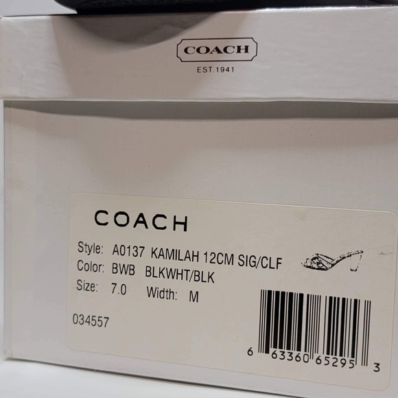 Coach Black and Gray Mules - Picture 10 of 12